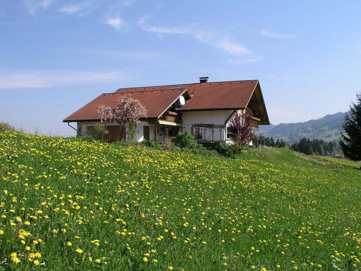 Ferienwohnungen Pension Sonnblick Krumbach  Eksteriør billede