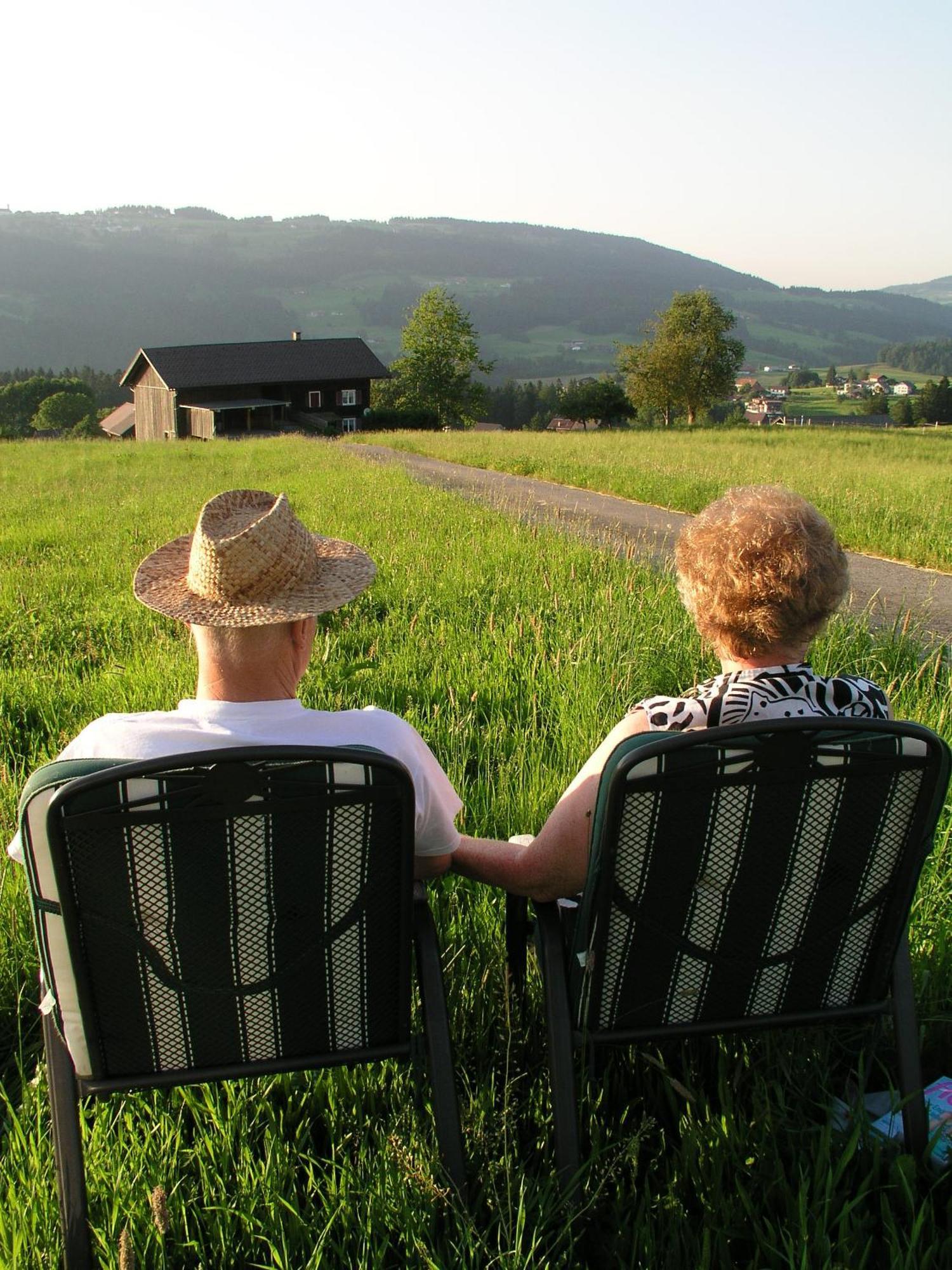 Ferienwohnungen Pension Sonnblick Krumbach  Eksteriør billede