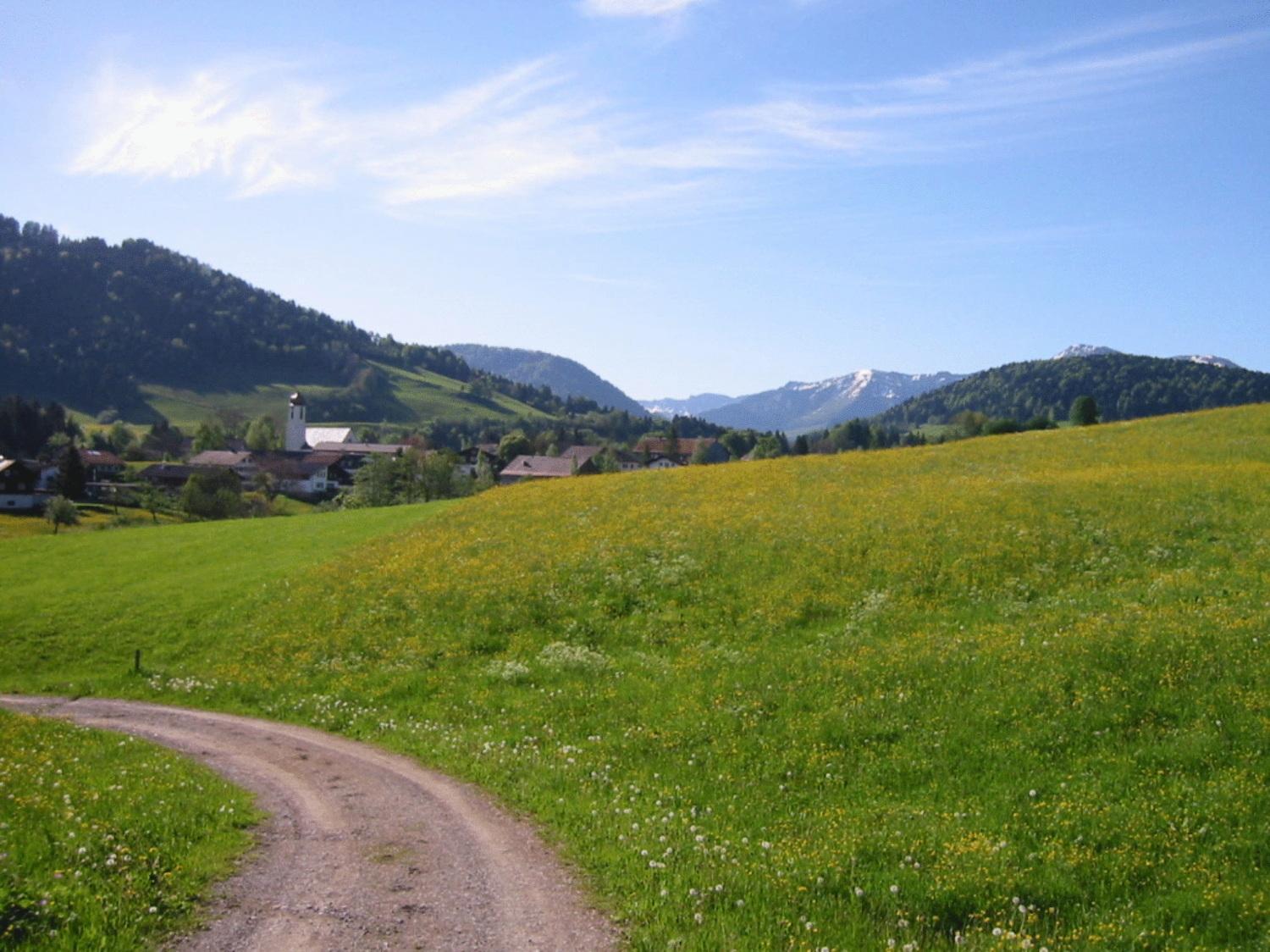 Ferienwohnungen Pension Sonnblick Krumbach  Eksteriør billede